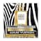 Stupell Industries Glam Fragrance Fashion Book Stack Black Zebra Print Wood Wall Plaque